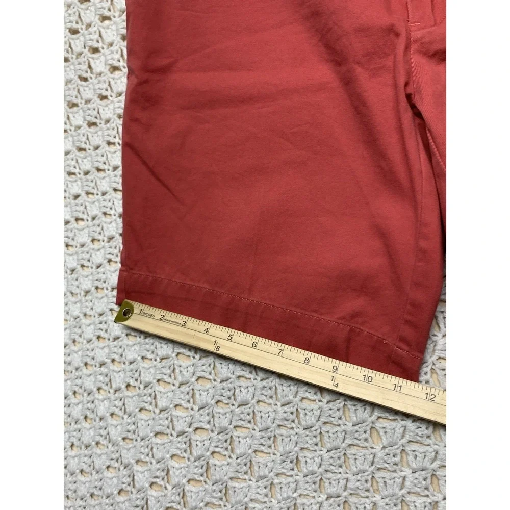 Polo Ralph Lauren Chino‎ Shorts Mens W36 L9  Flat Front Classic Pink  100%Cotton